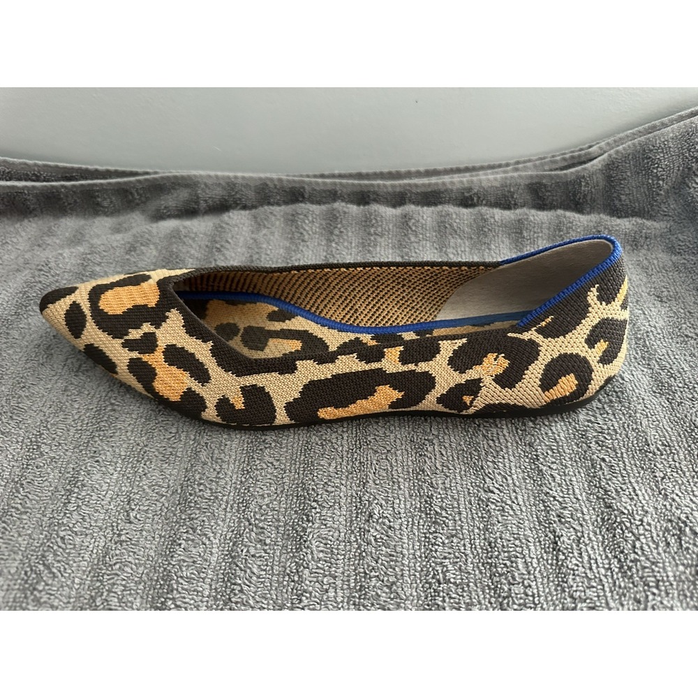 Women's 9 Rothy's The‎ Almond Loafer Desert Cat Leopard SINGLE Left Amputee
